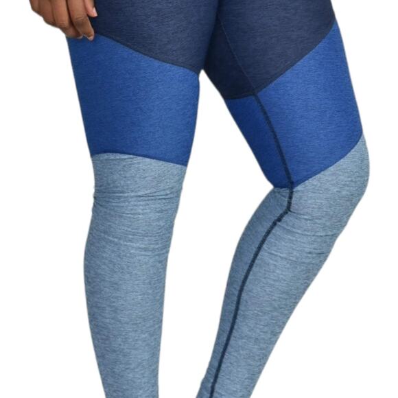 Outdoor Voices Springs Leggings Blue Calf Length Compression Casual Pocket XS - Picture 4 of 12